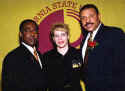 (L-R) CSUDH President, Dr. James E. Lyons, Charmaine Wilkerson, Vice-President University Advancement, �Alphonce J. Brown