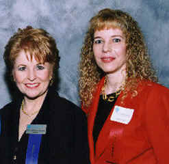 NAWBO-LA President Betsy Berkhemer-Credaire (L) with Charmaine Wilkerson (R)